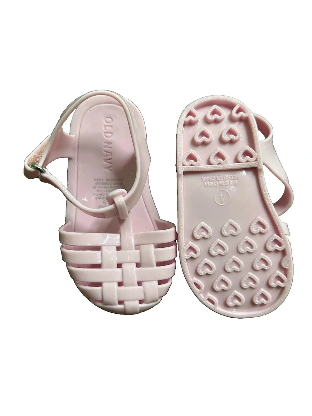 Toddler Girl Summer Sandals Pink Warm Weather Size 4